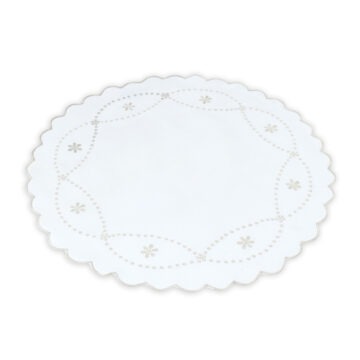Individual Bordado Beige