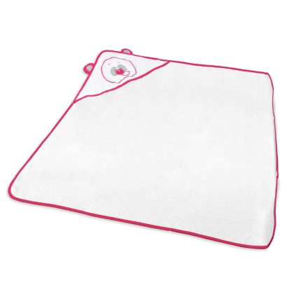 Toalla Capucha Oso Fucsia - Imagen 2