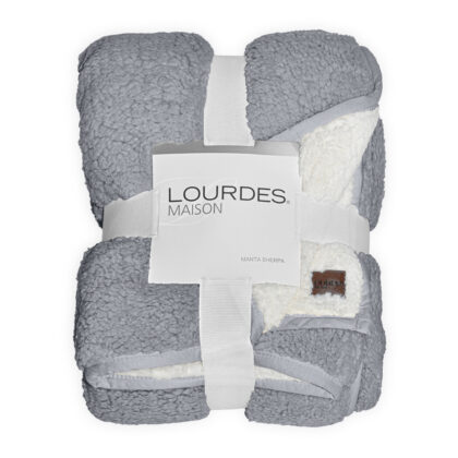 MANTA SHERPA LOM LIGHT BLUE 127X177 - Imagen 4