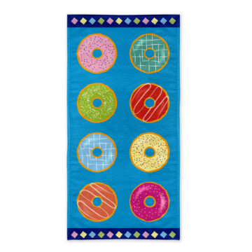 TOALLA PLA VEL 70X140 ROSCAS