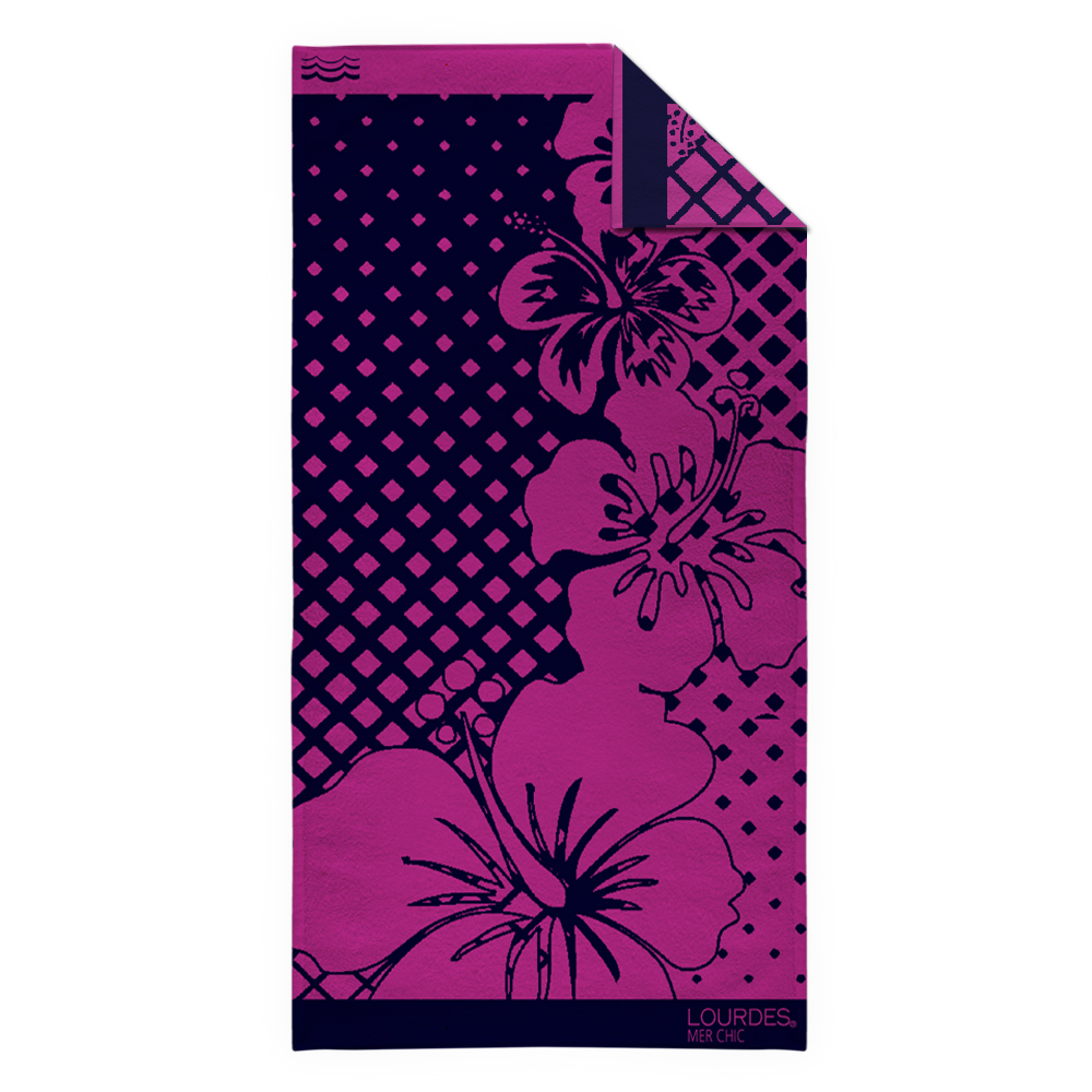 TOALLA PLA MEC 86X160 ORCHIDE - Imagen 2