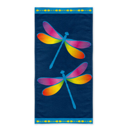 TOALLA PLAYA VELOUR DRAGONFLY