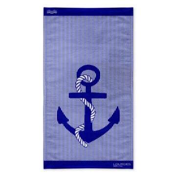 TOALLA PLAYA JACQUARD 100X180 CM ANCHOR STRIPE