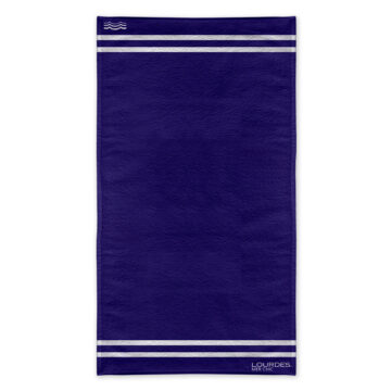 TOALLA PLAYA JACQUARD 100X180 CM PLAIN NAVY