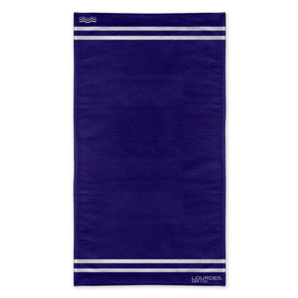 TOALLA PLAYA JACQUARD 100X180 CM PLAIN NAVY
