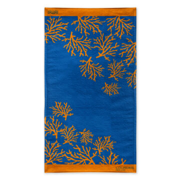 TOALLA PLAYA JACQUARD 100X180 CM CORAIL