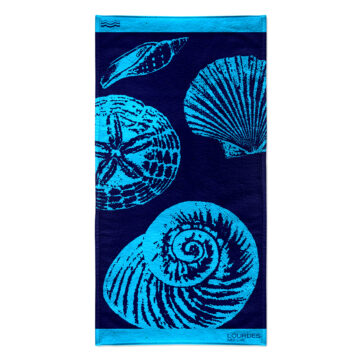 TOALLA PLAYA JACQUARD 86X160 CARACOLA