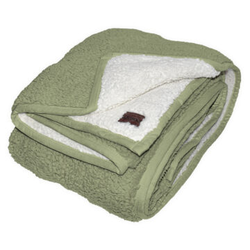 MANTA SHERPA LOM GREEN 127X177