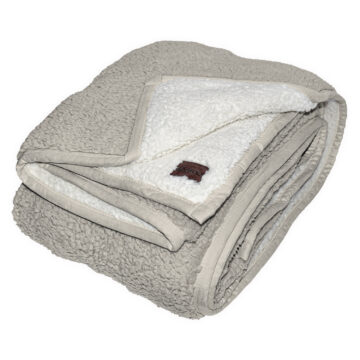 MANTA SHERPA LOM GREY 127X177