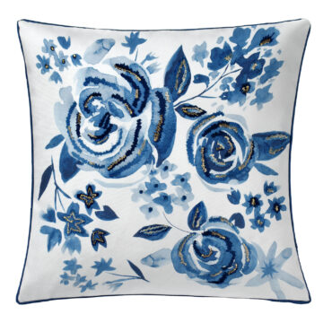 Cojín Deco Rose Bleue